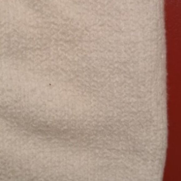 GAP CashSoft Crew Long Sleeve Womens Medium 6 Button Front Ivory Frost - Picture 8 of 14